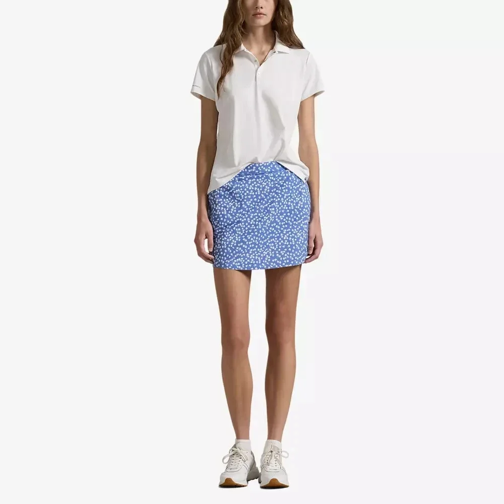 NEW RLX Golf Ralph Lauren Women's L Woven Stretch Skort • Reg Price $148